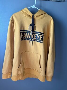 Hawkeye Gold Pullover Hoodie with Front Logo